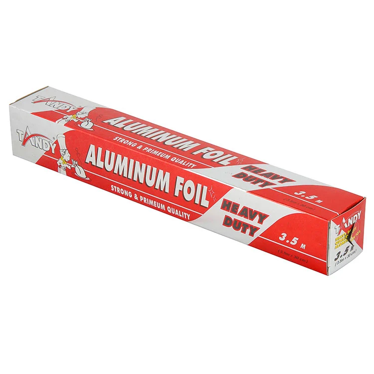 Foglio di alluminio per il confezionamento degli alimenti